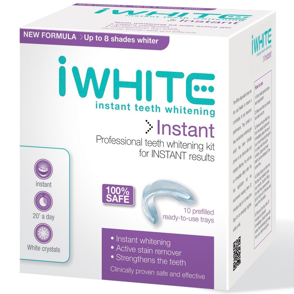 This week I have tested the iWhite Instant at home teeth whitening kit 